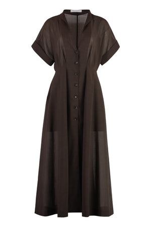 Wool blend shirtdress-0